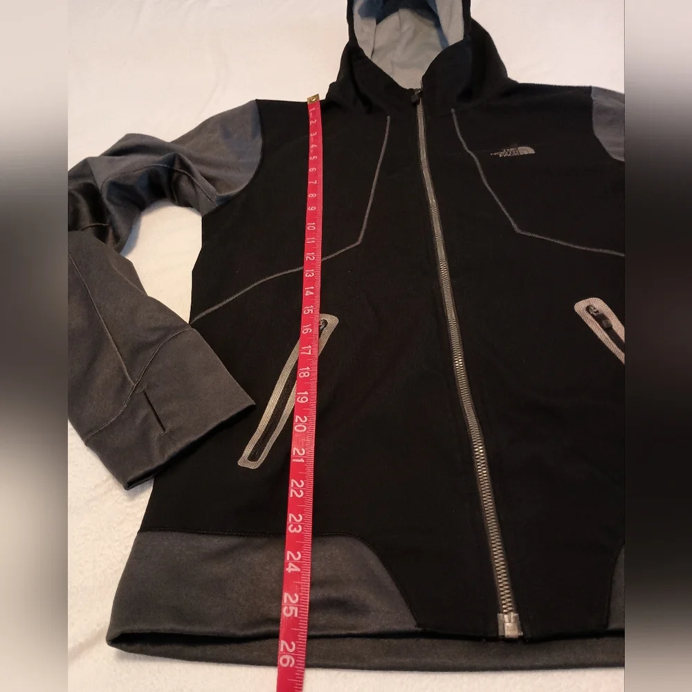 The North Face Kilowatt Full Zip Hooded Jacket Men's Size Small Black/Grey